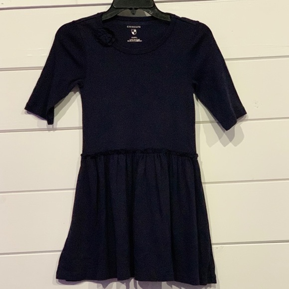 Crewcuts By J Crew Navy Cotton Dress - Picture 2 of 9